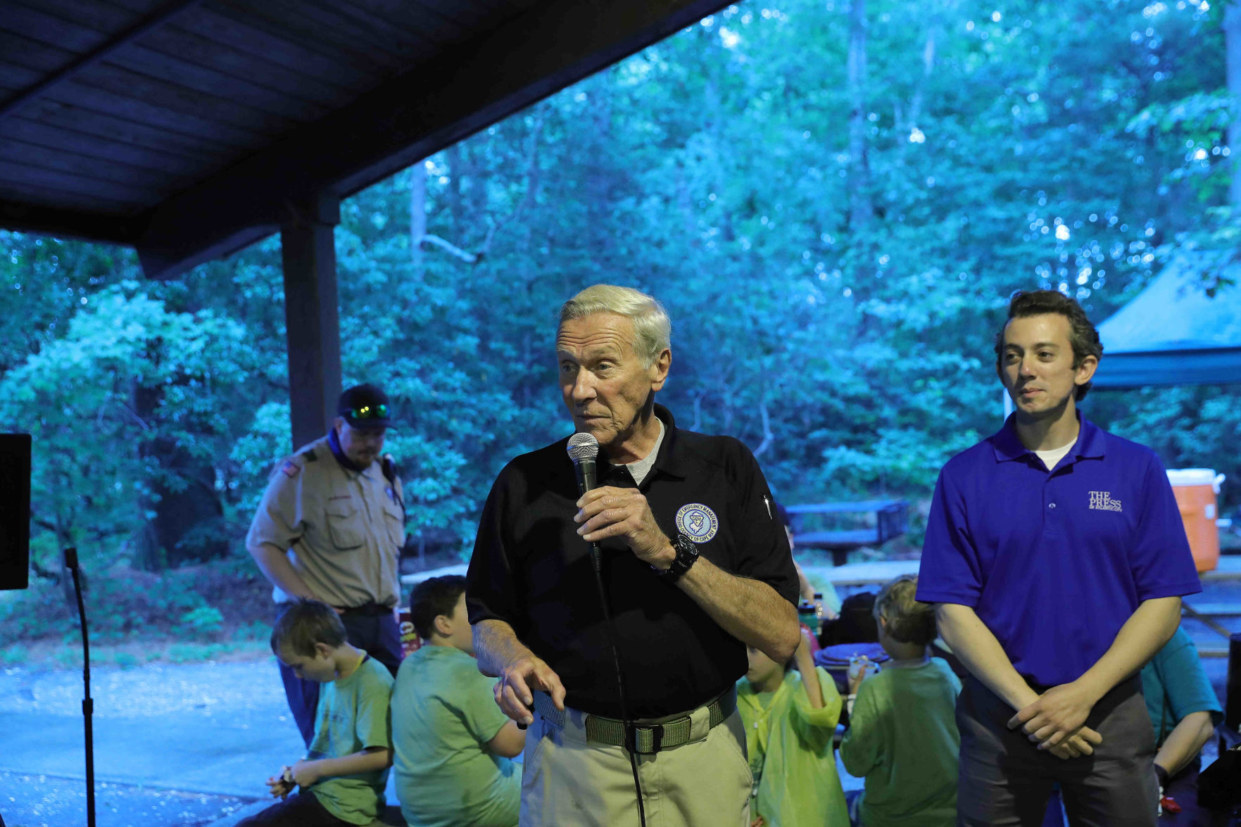 Joe Martucci conducted a safety and weather for Boy Scout troops